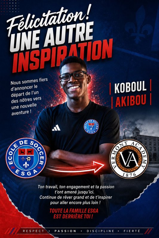 Koboul Akibou, ESGA → Vermont Academy